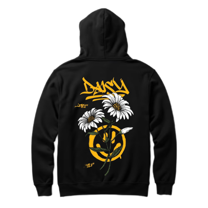 DAISY One Size hoodie Black Back 37