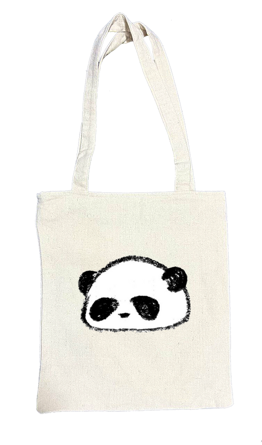 PANDA tote bag beige 37