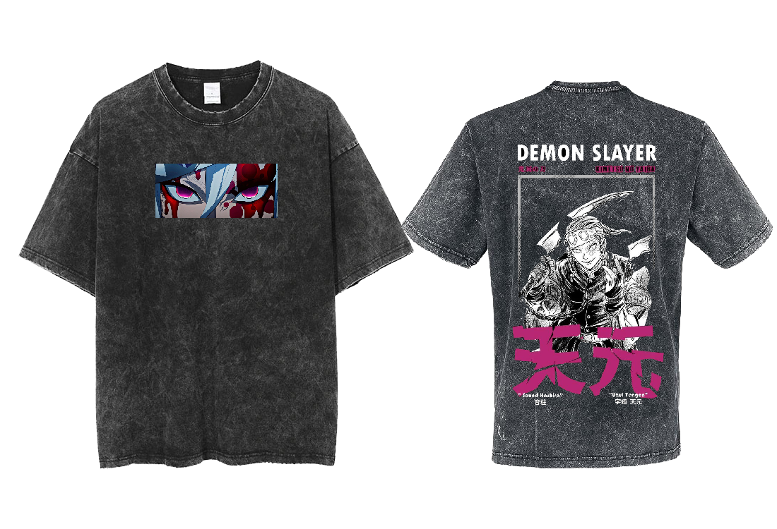 Anime Demon slayer nezuko tanjiro  One Size t- shirt Washed 37