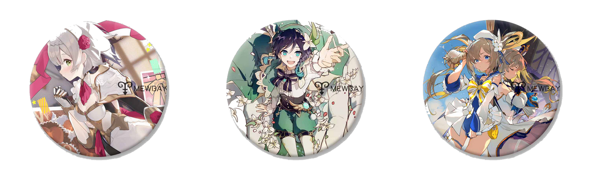 Genshin Impact brooch 120