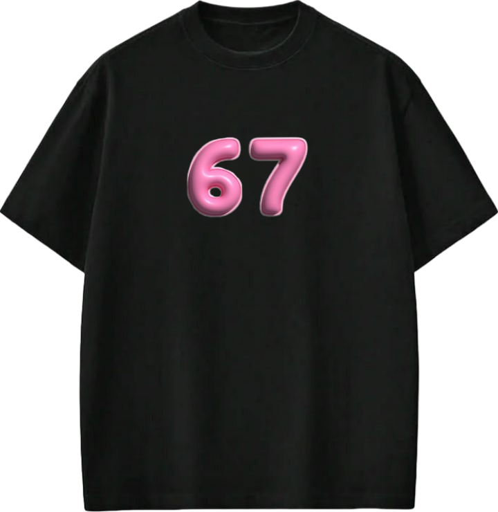 67 designs One Size t- shirt Black 37