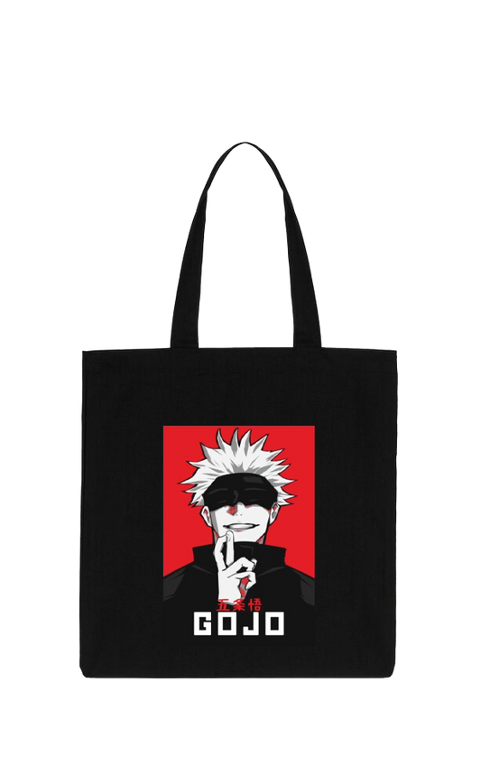 jujutsu kaisen GOJO  tote bag Black 37