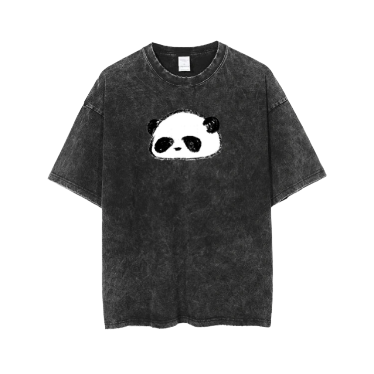 PANDA One Size t- shirt Washed 37