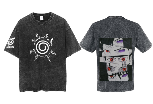 Naruto Shippuden t- shirt One Size Washed Back 37