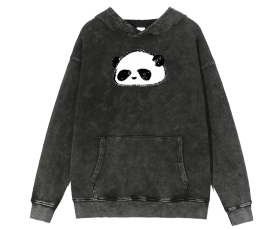 PANDA Oversize Hoodie Washed 37