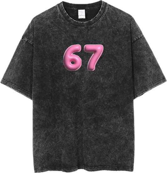 67 designs One Size t- shirt Washed 38
