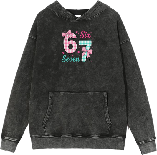 67 designs Oversize Hoodie Washed 38