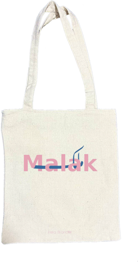 names tote bag beige Malak 38