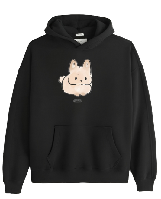 bunny Oversize Hoodie Black 38