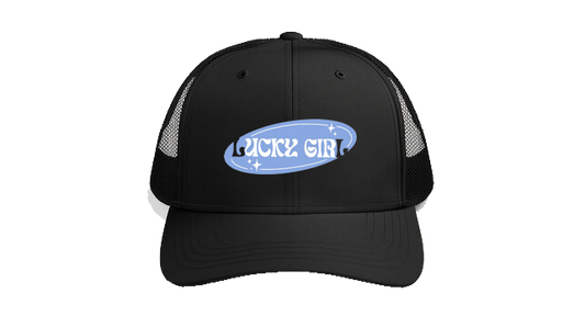 Baseball cap Black LUCKY GIRL 86