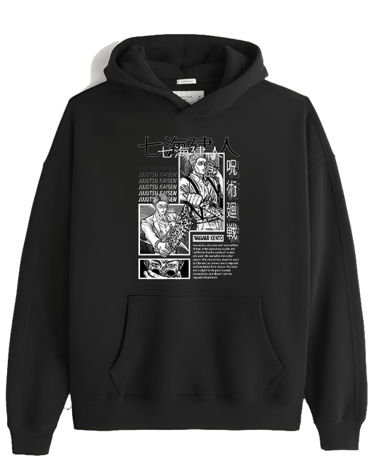 jujutsu kaisen GOJO Oversize  Hoodie Black 38