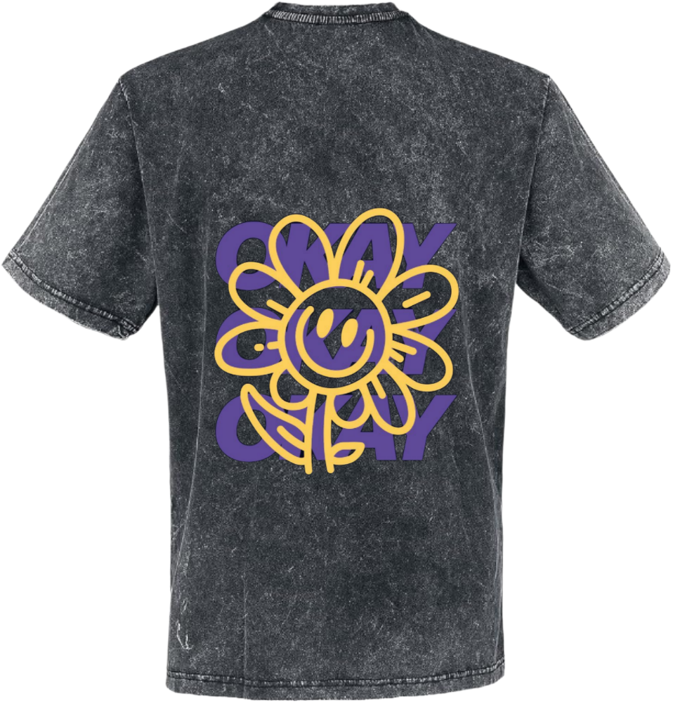 SAL GOAT t- shirt One Size Washed Back 38