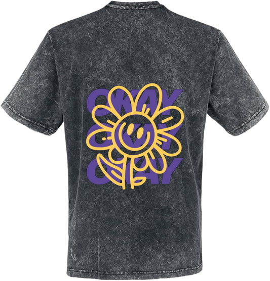 SAL GOAT t- shirt One Size Washed Back 38