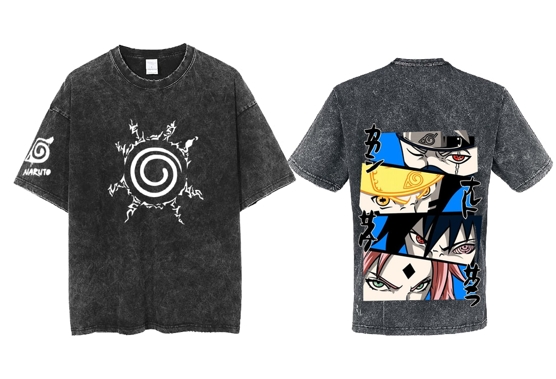Naruto Shippuden t- shirt One Size Washed Back 38