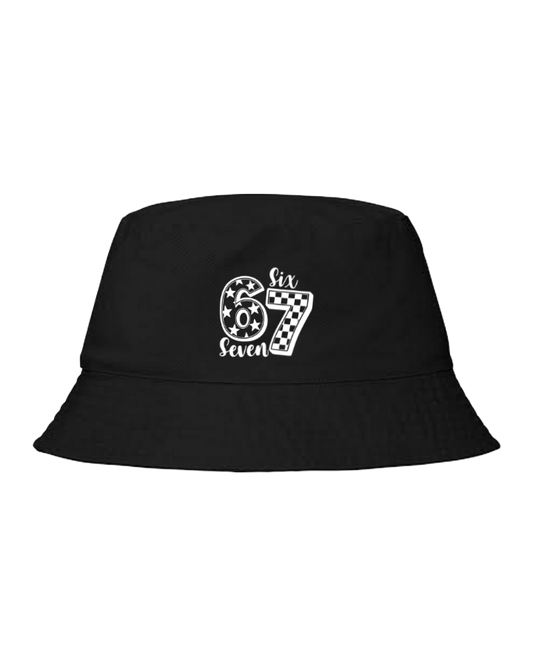 67 designs Bucket hat Fishman hat cap Black 38