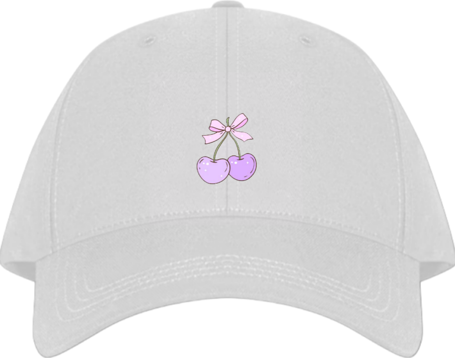 Baseball cap White Coquette Cherry 35