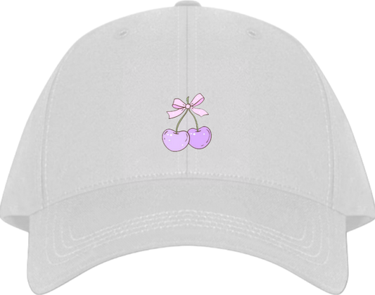 Baseball cap White Coquette Cherry 35