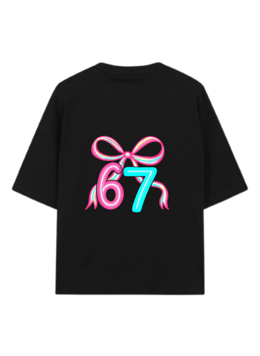 67 designs One Size t- shirt Black Back 37