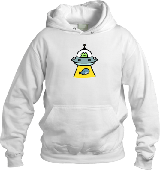 Frog Oversize Hoodie White 37