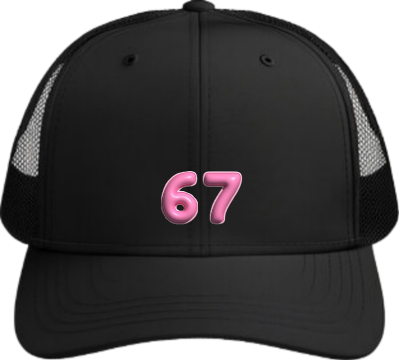 67 designs Baseball cap Black 38