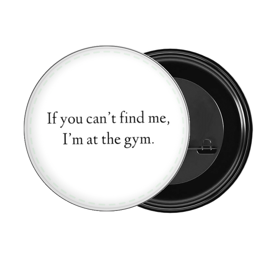 badge pin for bag workout gym pilates 37