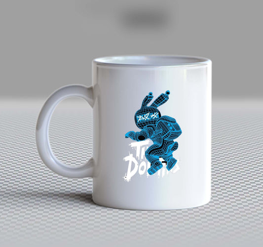 Cyber Bunny Back text Mug 38