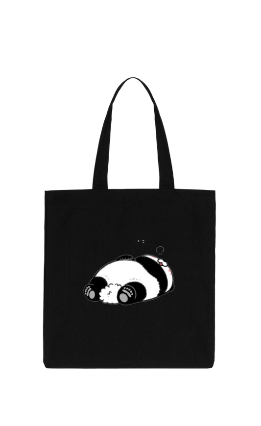 PANDA tote bag Black 38
