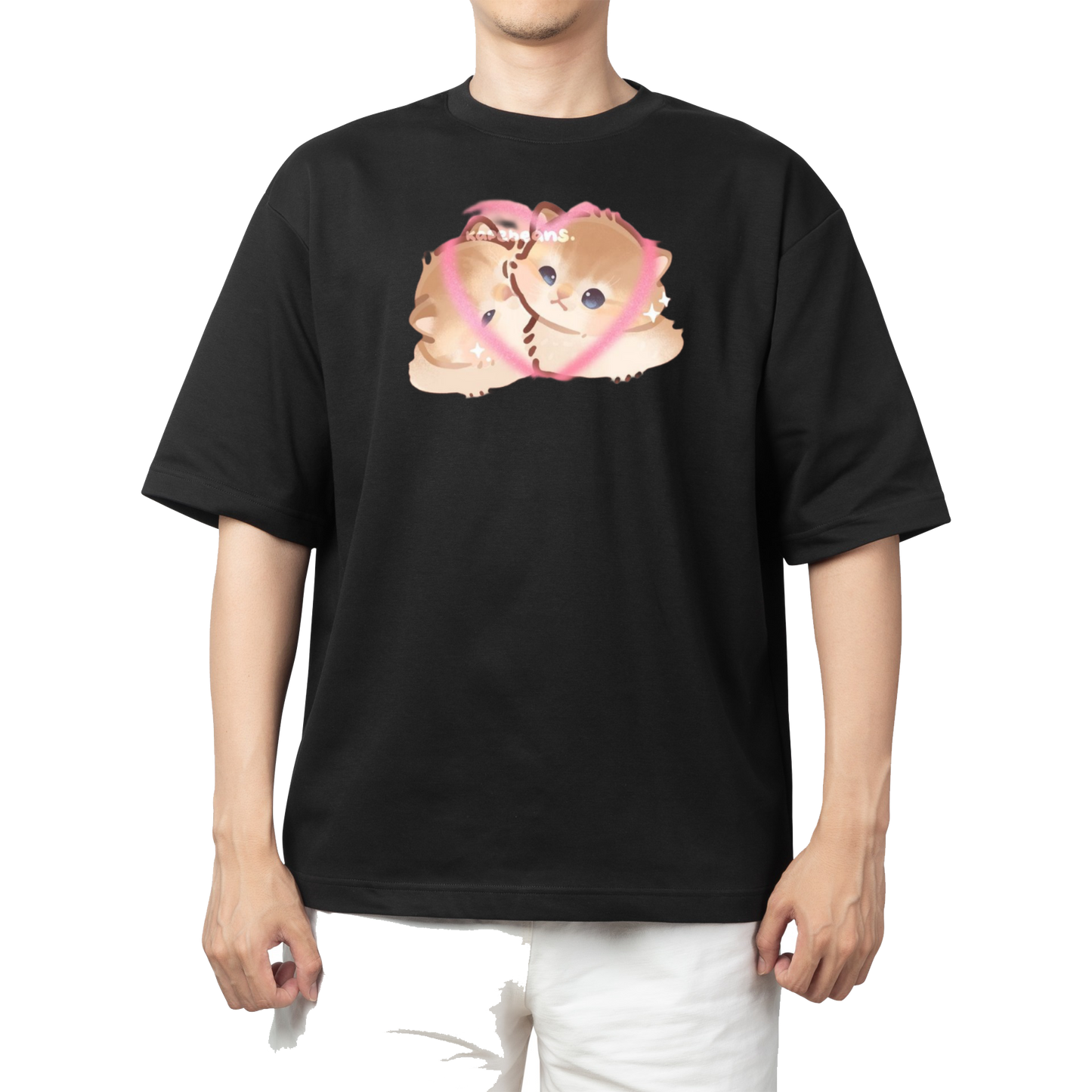 cat One Size t- shirt Black 38