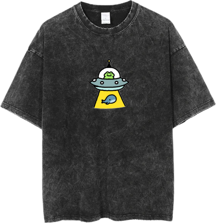 Frog One Size t- shirt Washed 37