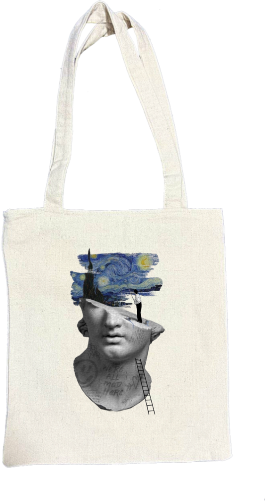 فان جوخ tote bag beige 178