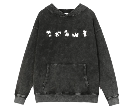 PANDA Oversize Hoodie Washed 38