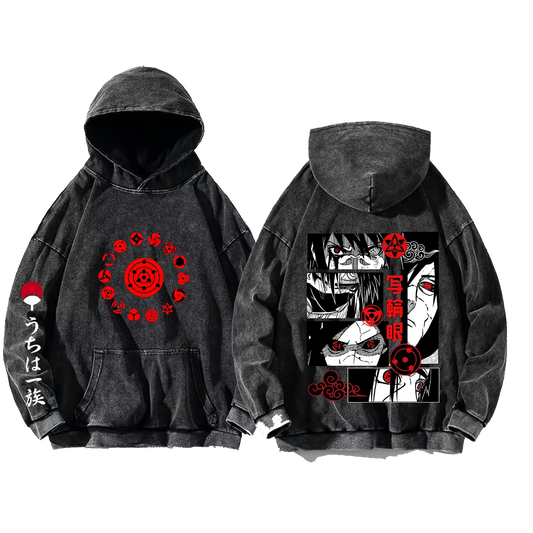 Naruto Shippuden One Size hoodie Washed Back 38