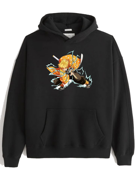 Anime Demon slayer nezuko tanjiro Oversize Hoodie Black 38
