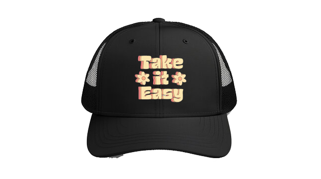Baseball cap Black Take it Easy 38