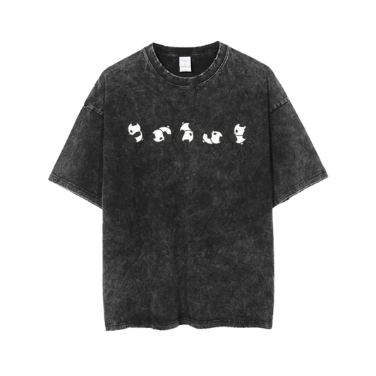 PANDA One Size t- shirt Washed 38
