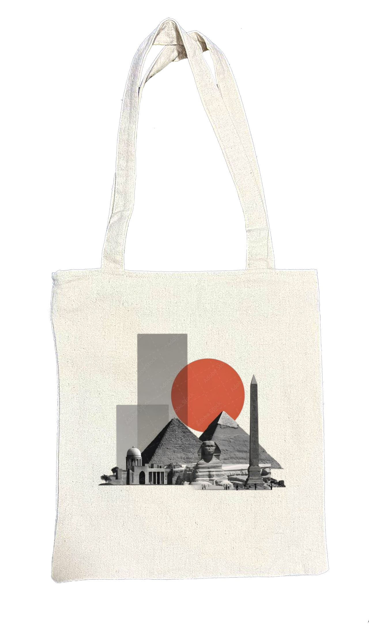 Egypt tote bag beige 38