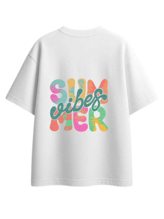 Summer Vibes t- shirt White Back 38
