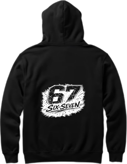 designs 67 Oversize Hoodie Black Back 38