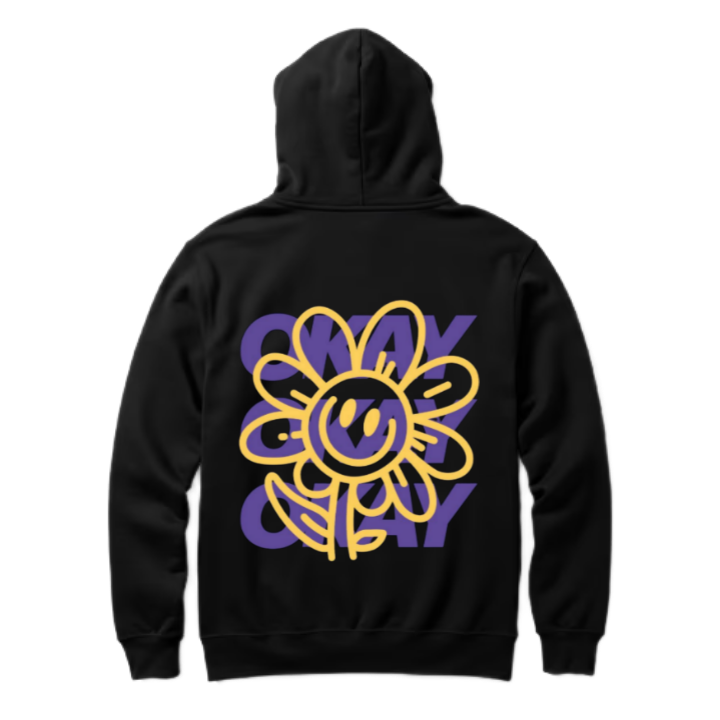 Mounte Bianca One Size hoodie Black Back 38
