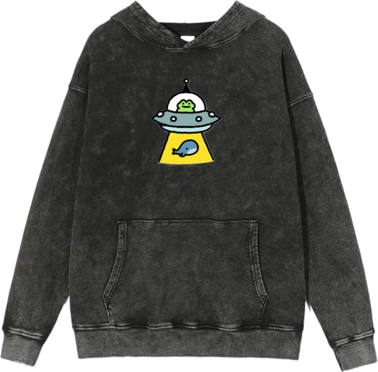 Frog Oversize Hoodie Washed 37