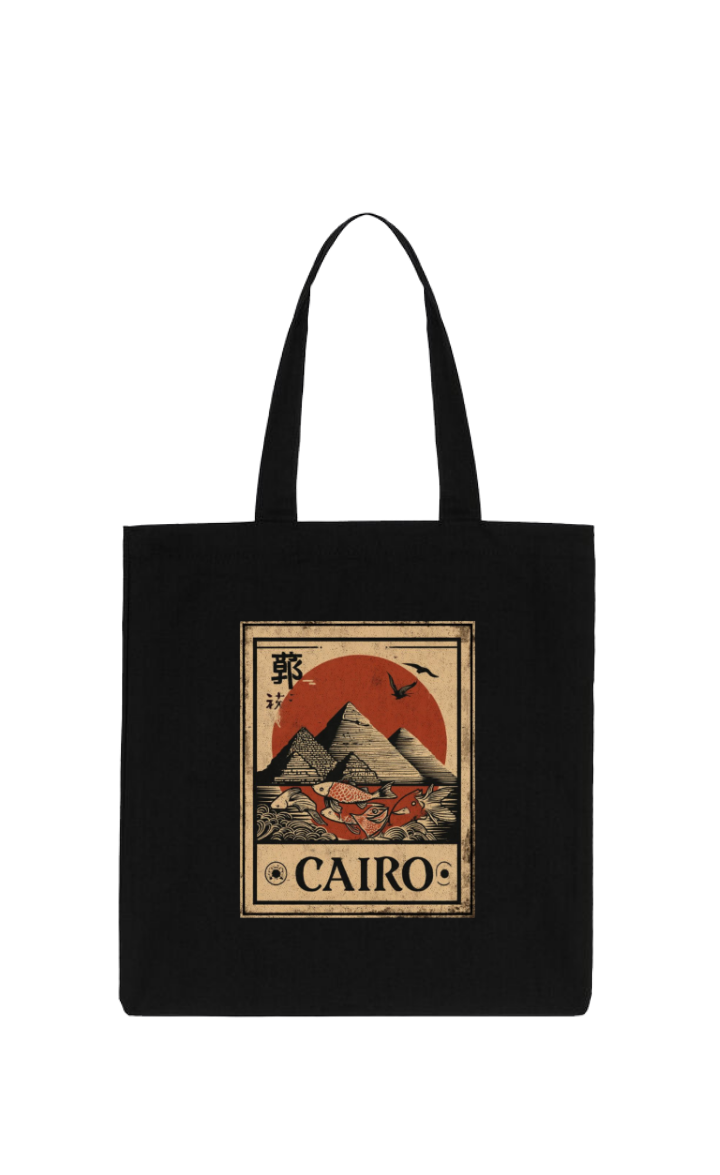 Egypt tote bag Black 38