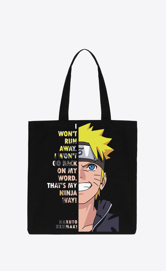 Naruto Shippuden tote bag Black 38