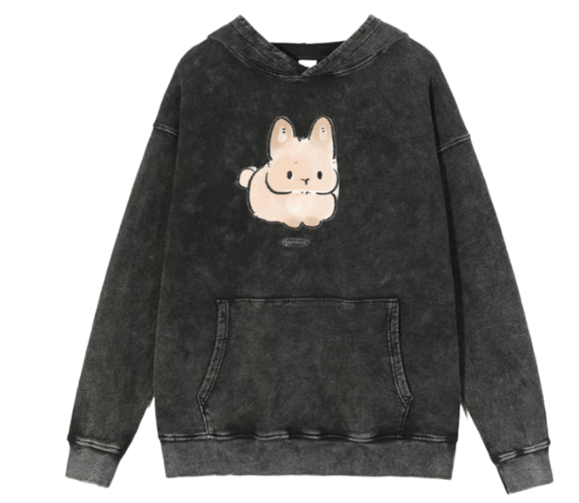 bunny Oversize Hoodie Washed 38