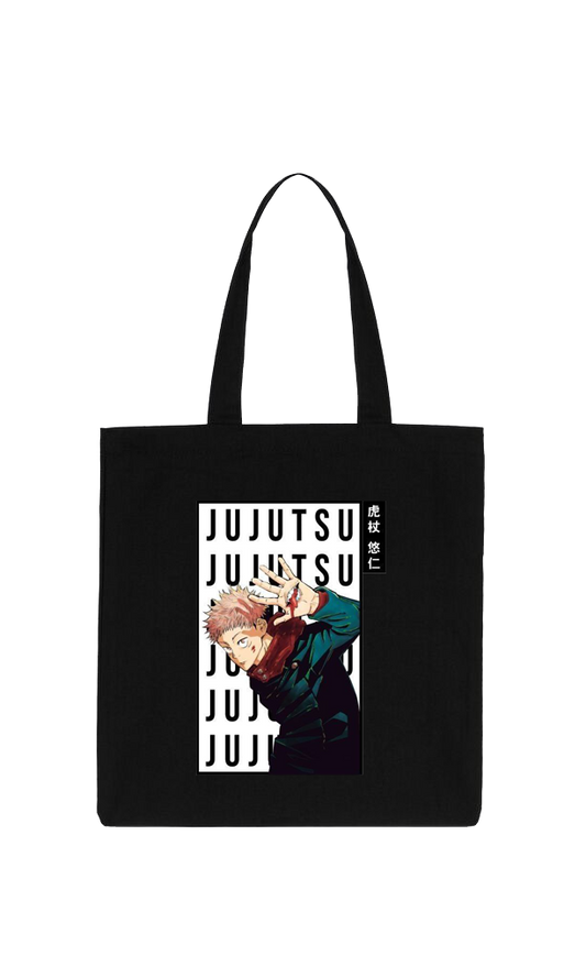jujutsu kaisen GOJO  tote bag Black 38