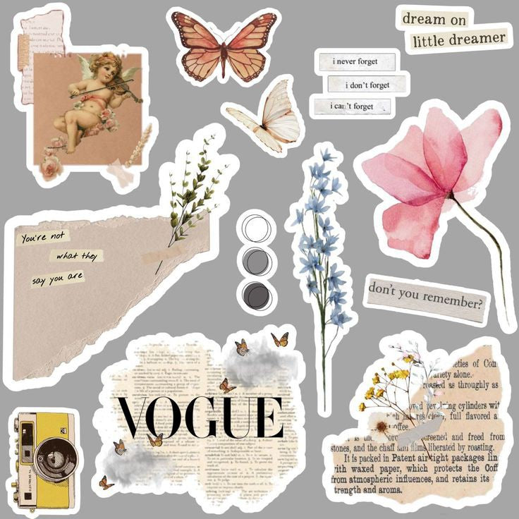Vintage Aesthetic Collage Sticker 53