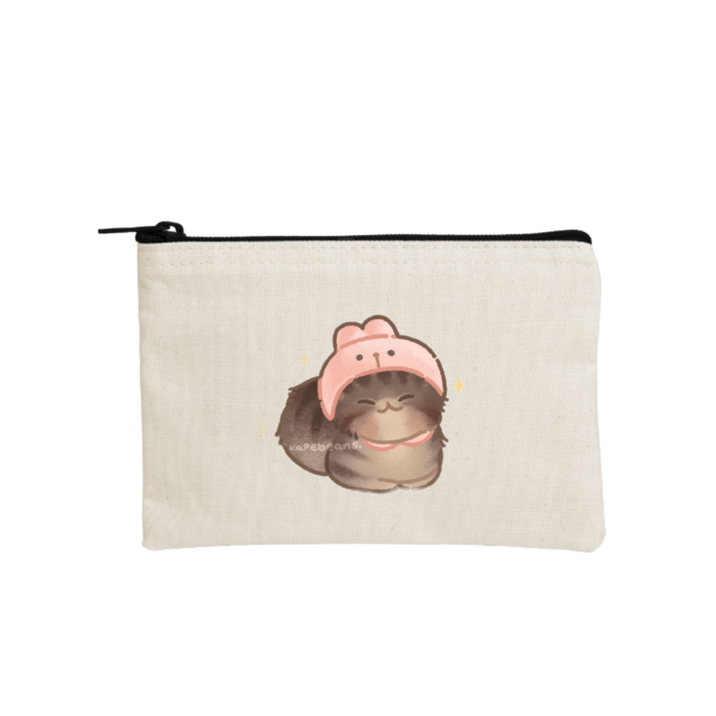 cat wallet pencil case Beige 39
