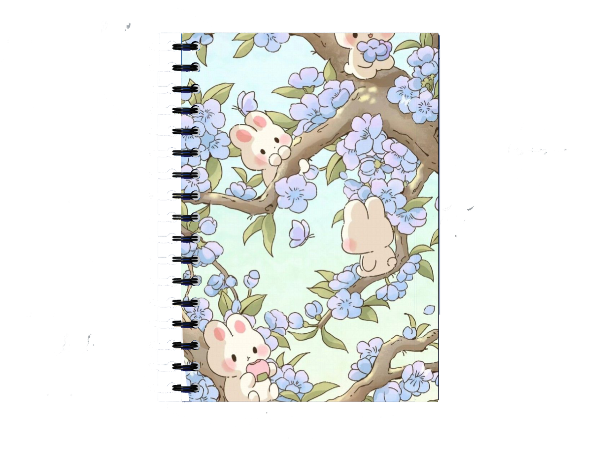 Cute rabbits Notebook A5 4