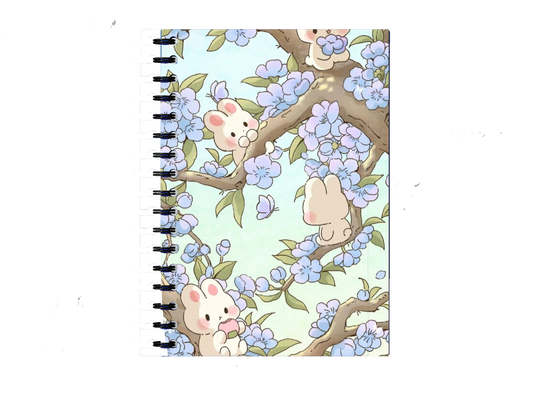 Cute rabbits Notebook A5 4