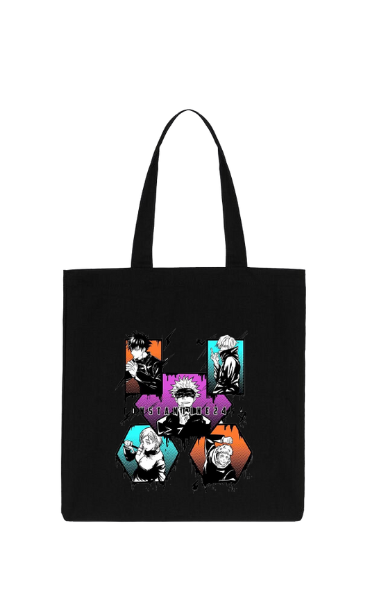 jujutsu kaisen GOJO  tote bag Black 39
