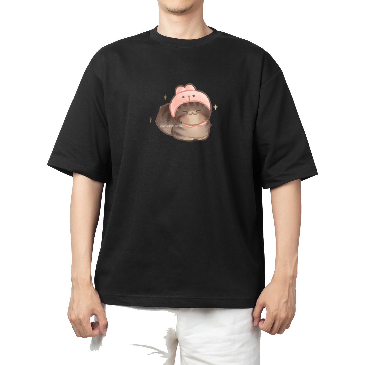 cat One Size t- shirt Black 39